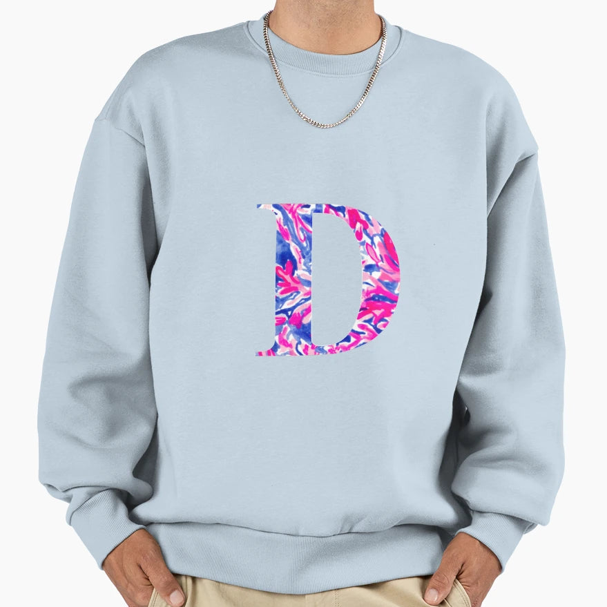 Letter D Sweatshirt - Fun Novelty Design Men Women - T-Shirt, Sweatshirt, Hoodie
