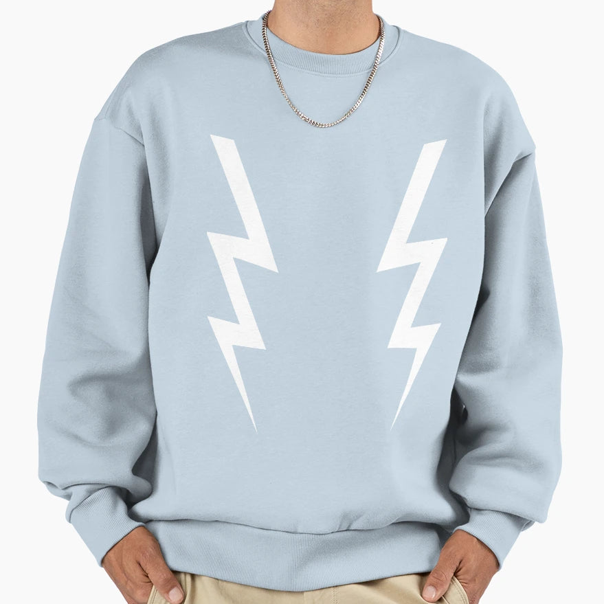 Awesome Double White Boosh Sweatshirt - Streetwear Style Men Women - T-Shirt, Sweatshirt, Hoodie