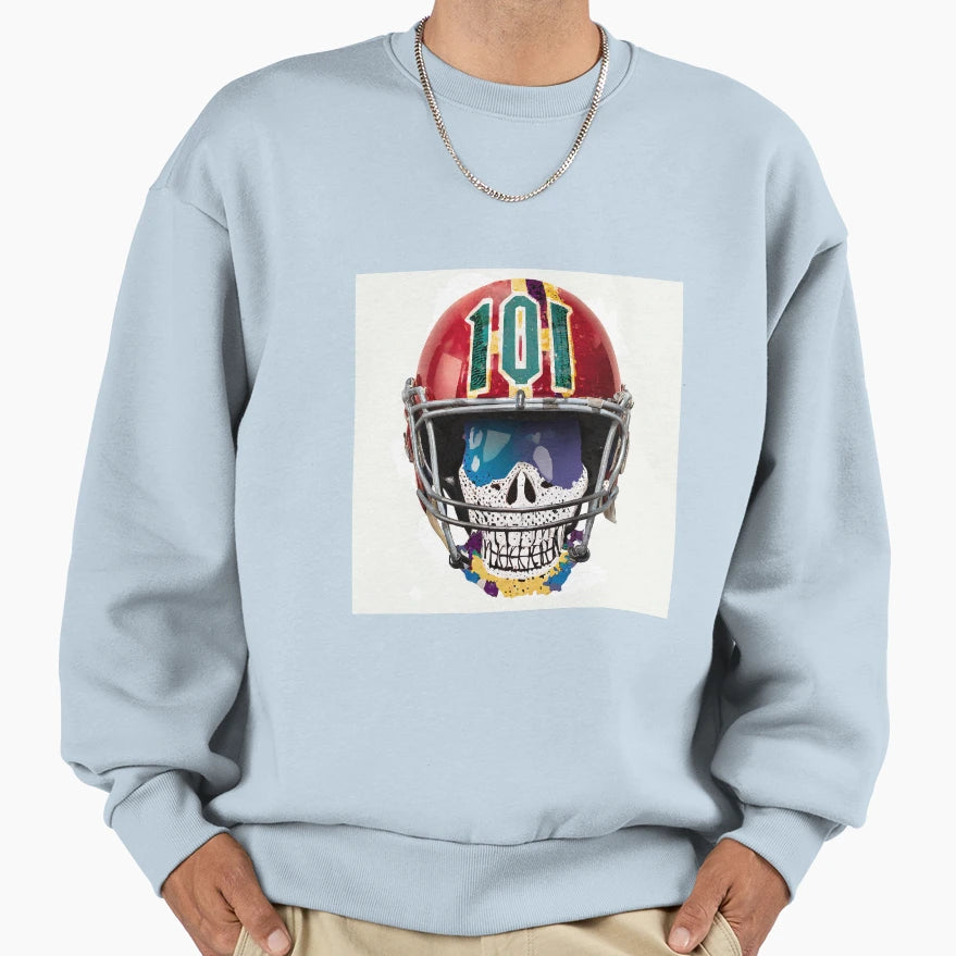 Michigan Football Helmet Sweatshirt - Unique Graphic for Adults - T-Shirt, Sweatshirt, Hoodie