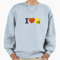 I Love Javascript Js Sweatshirt - Casual Everyday Wear Unisex - T-Shirt, Sweatshirt, Hoodie