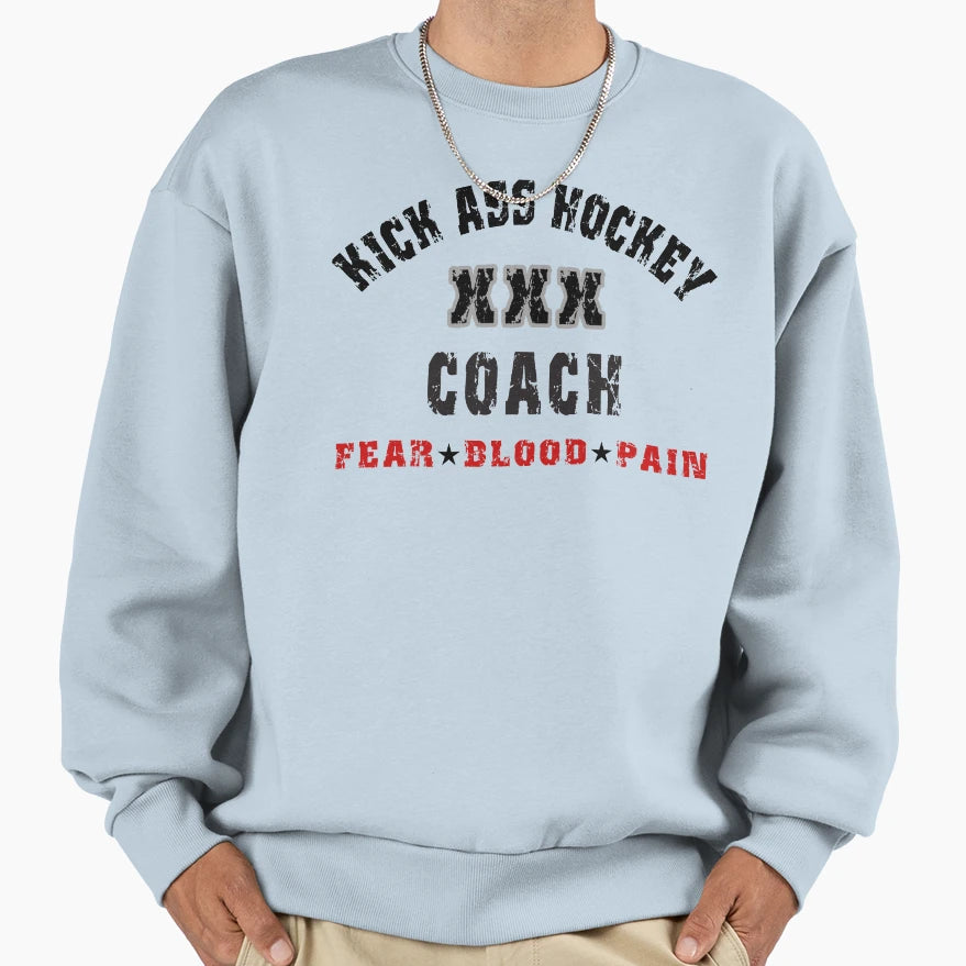 Hockey Coach Sweatshirt - Streetwear Style for Adults - T-Shirt, Sweatshirt, Hoodie