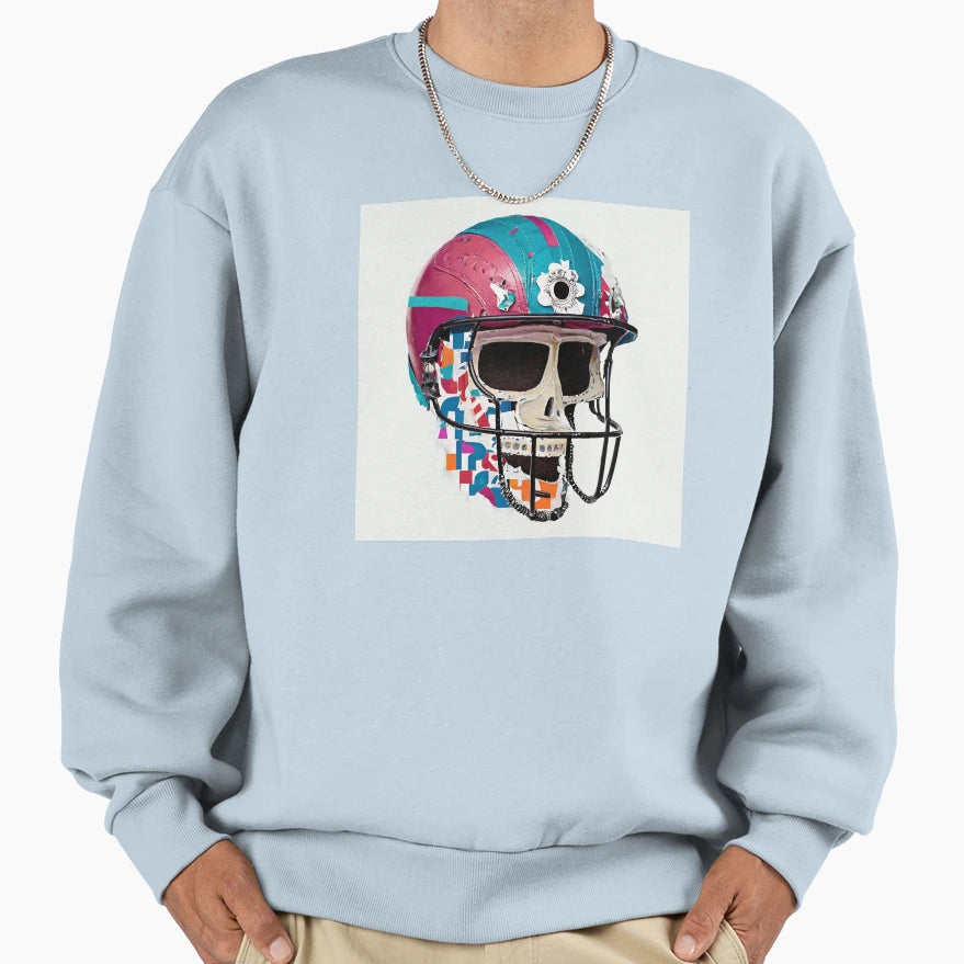 Helmet Michigan Sweatshirt - Custom Art Print for Adults - T-Shirt, Sweatshirt, Hoodie