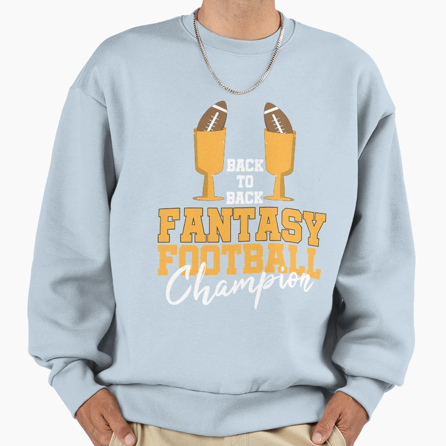 Fantasy Football Champion T-Shirt - Aesthetic Graphic Men Women - T-Shirt, Sweatshirt, Hoodie