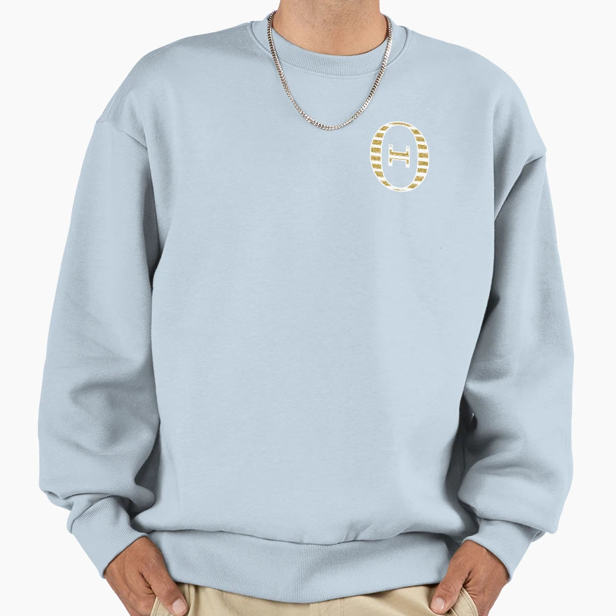 Theta Sparkle Glitter Gold Sweatshirt - Novelty Apparel for Adults - T-Shirt, Sweatshirt, Hoodie