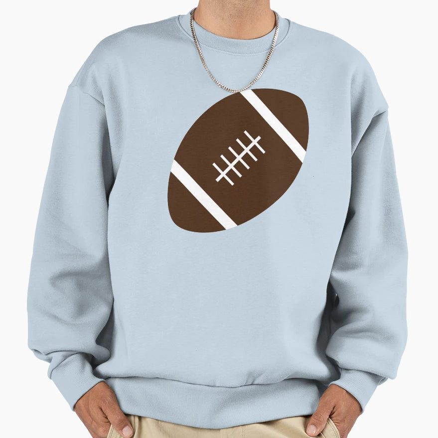 Football White Background Sweatshirt - Streetwear Style Men Women - T-Shirt, Sweatshirt, Hoodie