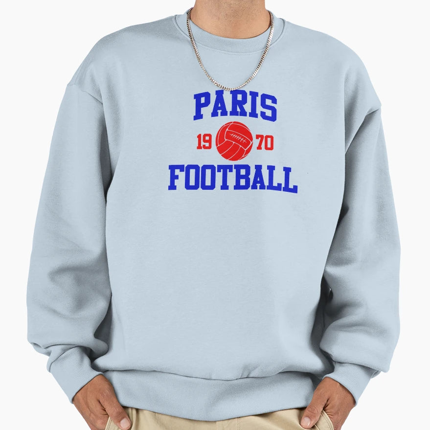 Paris Football Athletic College 2 Sweatshirt - Fun Novelty Design Unisex - T-Shirt, Sweatshirt, Hoodie