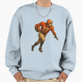 Dynamic American Football Sweatshirt - Minimalist Print for Adults - T-Shirt, Sweatshirt, Hoodie