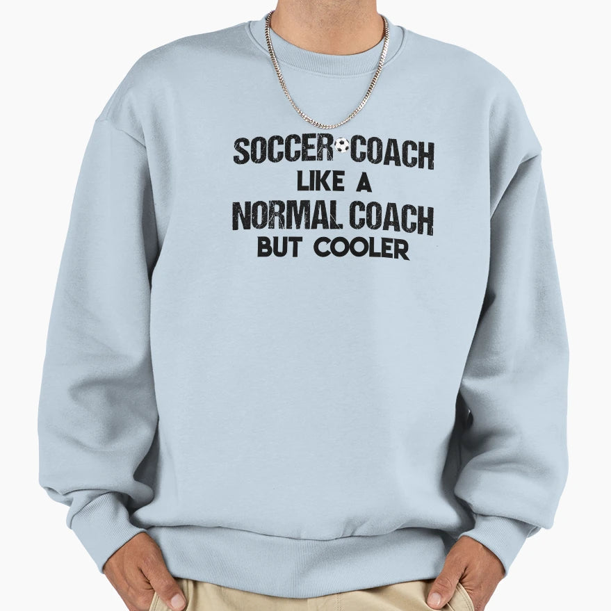 Soccer Coach Gifts Sweatshirt - Custom Art Print for Adults - T-Shirt, Sweatshirt, Hoodie