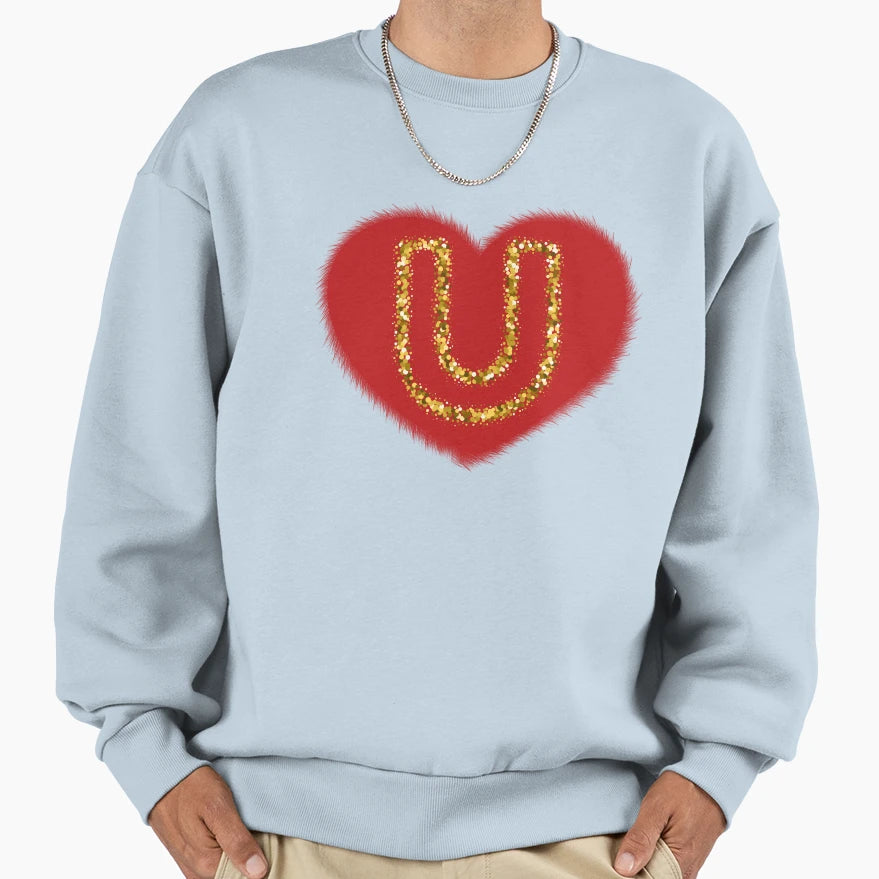 Love You Sweatshirt - Graphic Print for Adults - T-Shirt, Sweatshirt, Hoodie
