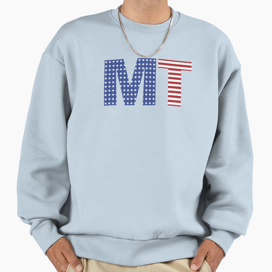 Montana 4Th July Sweatshirt - Fun Novelty Design for Adults - T-Shirt, Sweatshirt, Hoodie