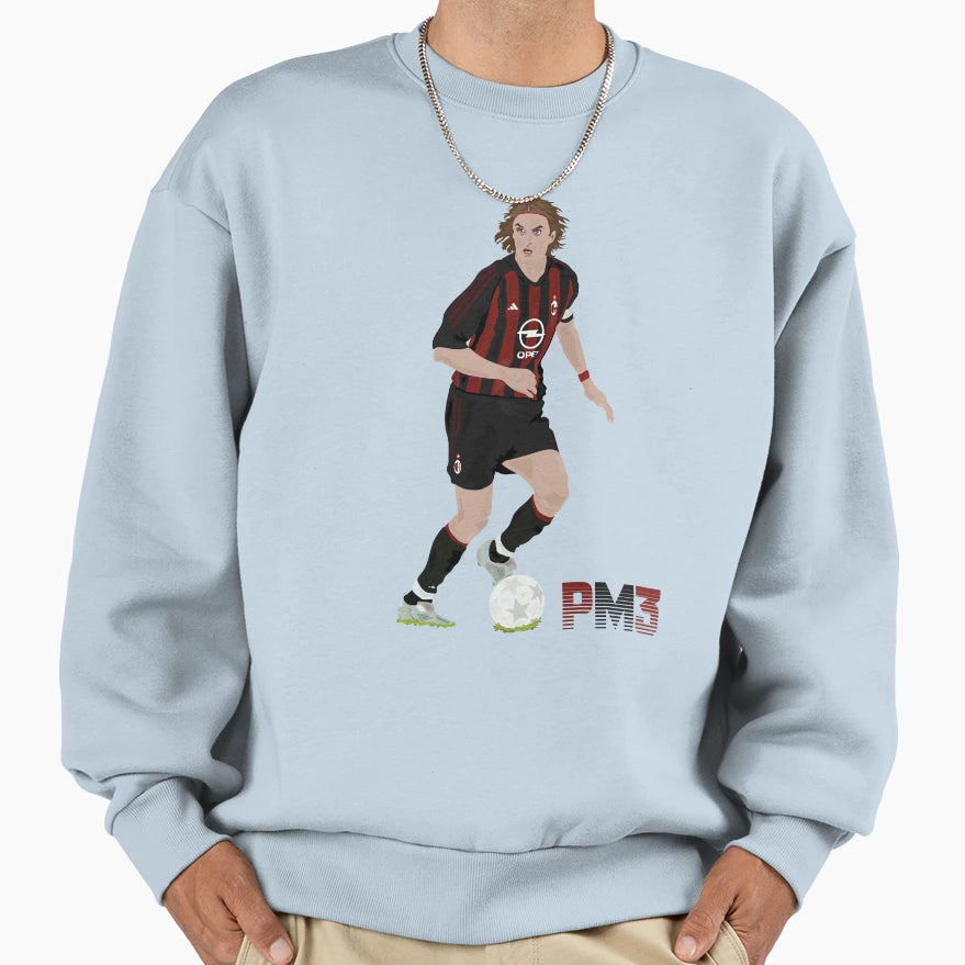 Paolo Maldini 3 Sweatshirt - Minimalist Print Men Women - T-Shirt, Sweatshirt, Hoodie