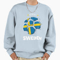 Sweden Team World Cup 2018 Russia Sweatshirt - Custom Art Print for Adults - T-Shirt, Sweatshirt, Hoodie