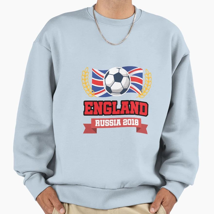 England Soccer Jersey 2018 England Sweatshirt - Aesthetic Graphic Unisex - T-Shirt, Sweatshirt, Hoodie