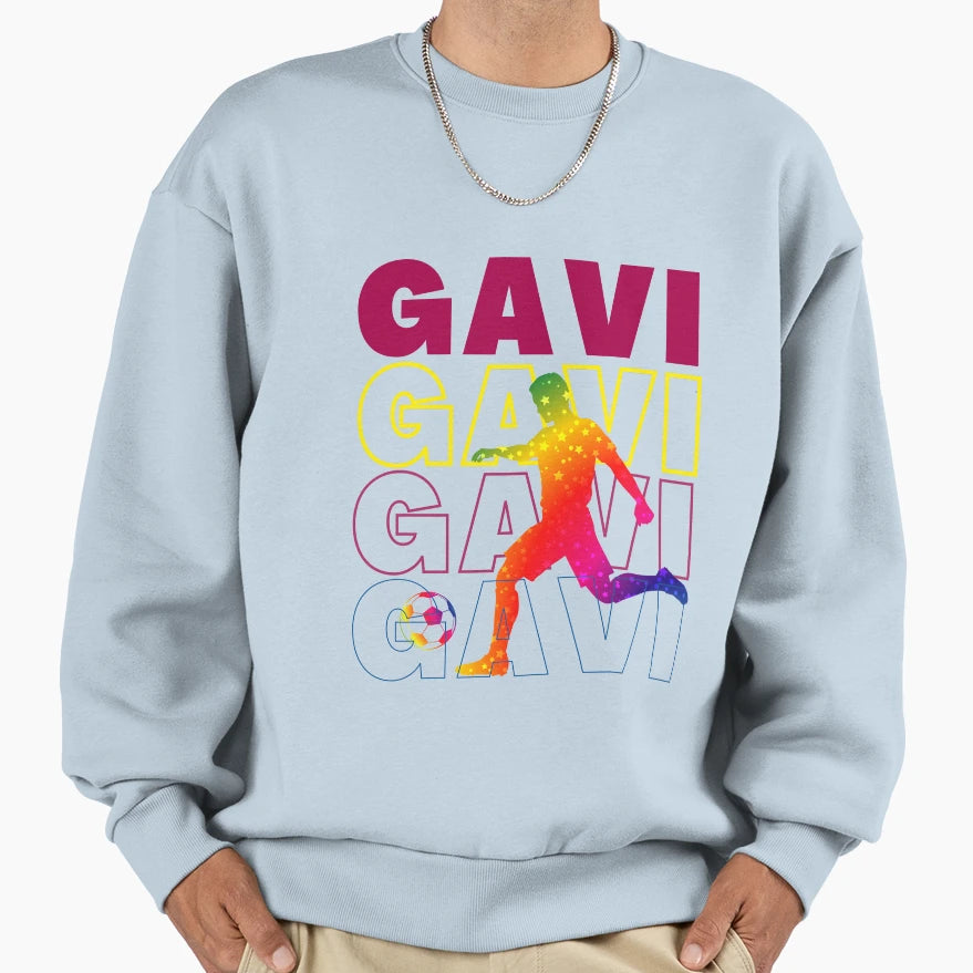 Gavi Soccer Sweatshirt - Unique Graphic for Adults - T-Shirt, Sweatshirt, Hoodie