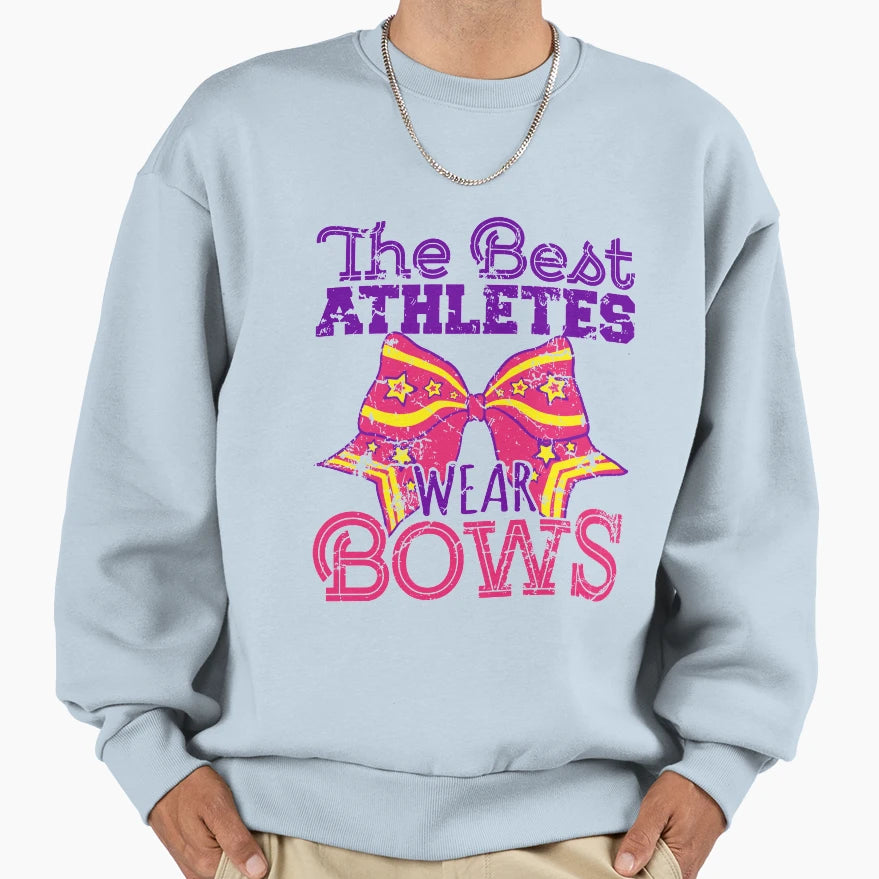 Cheerleading Best Athletes Sweatshirt - Casual Everyday Wear for Adults - T-Shirt, Sweatshirt, Hoodie