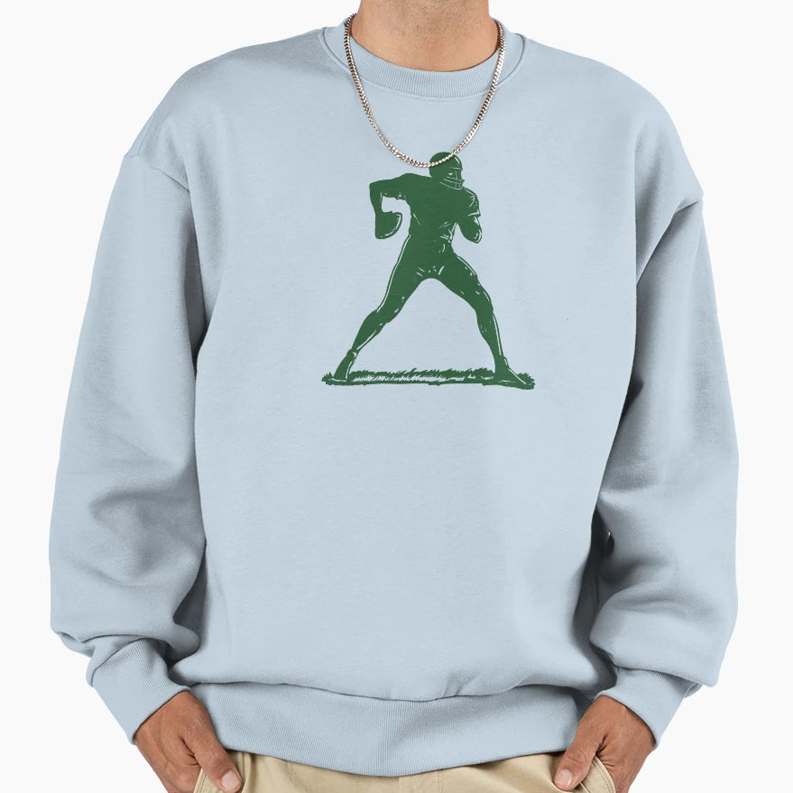 American Football Player Sweatshirt - Casual Everyday Wear for Adults - T-Shirt, Sweatshirt, Hoodie