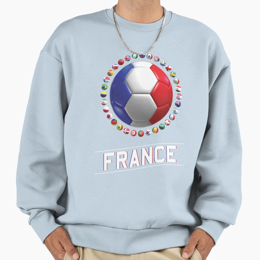 France World Football Sweatshirt - Casual Everyday Wear for Adults - T-Shirt, Sweatshirt, Hoodie
