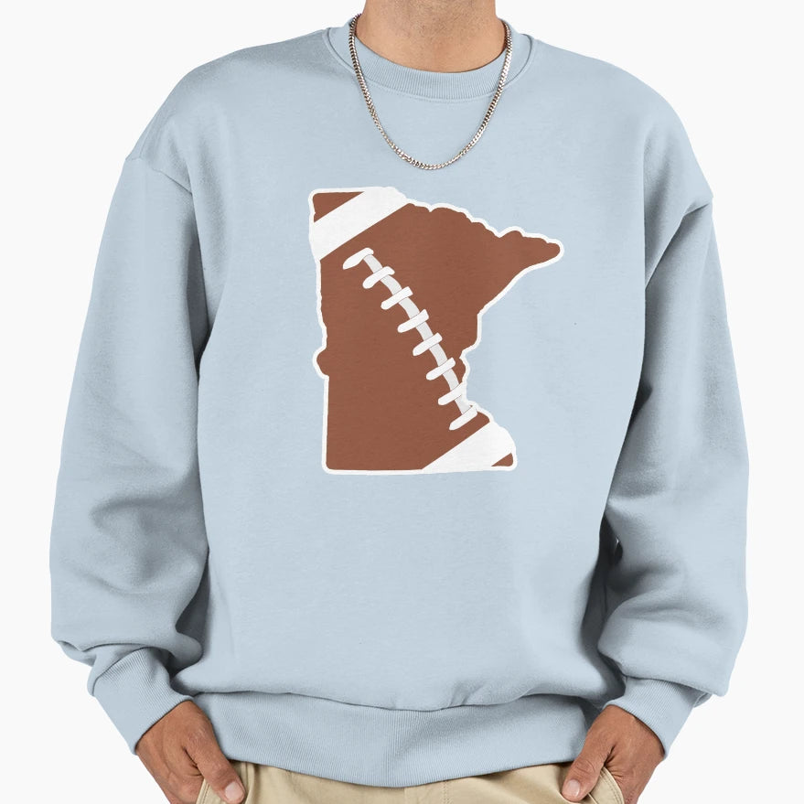 Football Minnesota Fun Football Lover Sweatshirt - Trendy Graphic Unisex - T-Shirt, Sweatshirt, Hoodie