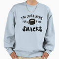 American Football Im Just Here Snacks Sweatshirt - Custom Art Print Unisex - T-Shirt, Sweatshirt, Hoodie