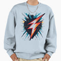 Thunder Inspired Minimalist Art Sweatshirt - Aesthetic Graphic Men Women - T-Shirt, Sweatshirt, Hoodie