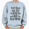 Sundays Are Jesus And Football Mothers T-Shirt - Aesthetic Graphic Unisex - T-Shirt, Sweatshirt, Hoodie