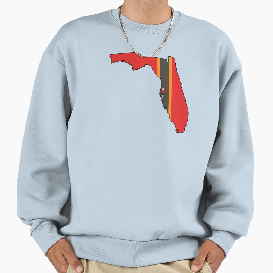 Tampa Bay Football Sweatshirt - Novelty Apparel for Adults - T-Shirt, Sweatshirt, Hoodie