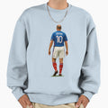 Zidane Football Legend Sweatshirt - Aesthetic Graphic Men Women - T-Shirt, Sweatshirt, Hoodie