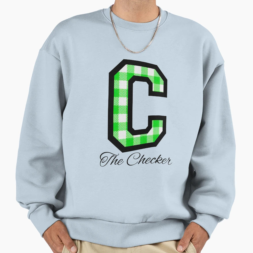 Checker Green Available 3 Colors Sweatshirt - Aesthetic Graphic for Adults - T-Shirt, Sweatshirt, Hoodie