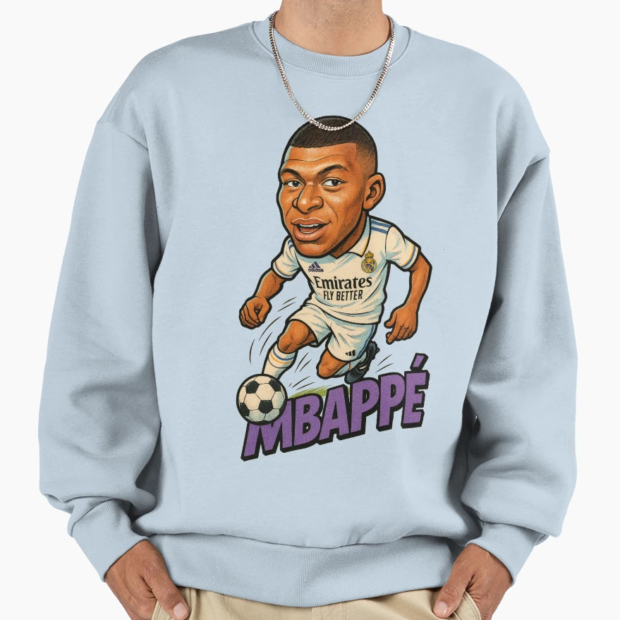 Kylian Mbapp Sweatshirt - Custom Art Print Unisex - T-Shirt, Sweatshirt, Hoodie