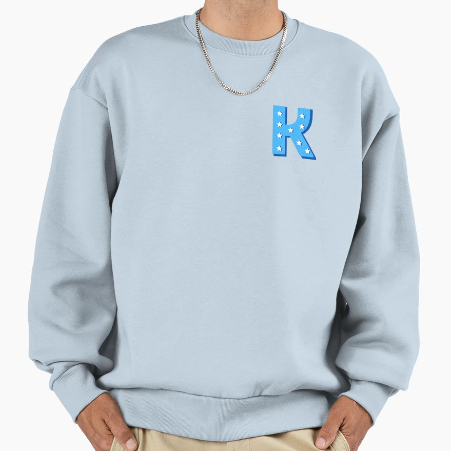Letter K Kappa Sweatshirt - Custom Art Print Men Women - T-Shirt, Sweatshirt, Hoodie