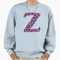 Purple Letter Z Leopard Cheetah Sweatshirt - Custom Art Print Men Women - T-Shirt, Sweatshirt, Hoodie