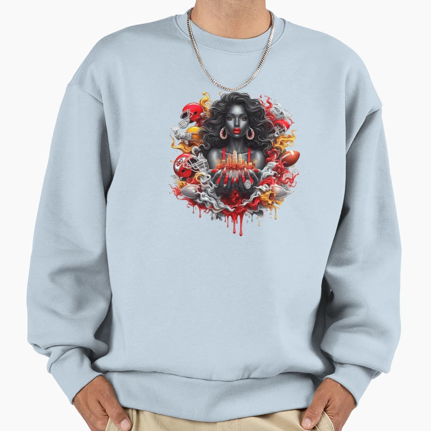 Football Sweatshirt - Trendy Graphic Men Women - T-Shirt, Sweatshirt, Hoodie