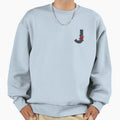 Rose Initial J Letter Romantic Gift Sweatshirt - Trendy Graphic for Adults - T-Shirt, Sweatshirt, Hoodie