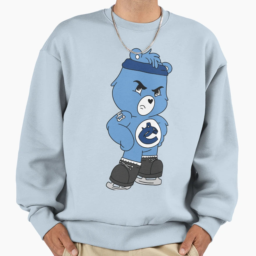 Quinn Hughes Hockey Bear Sweatshirt - Trendy Graphic Unisex - T-Shirt, Sweatshirt, Hoodie
