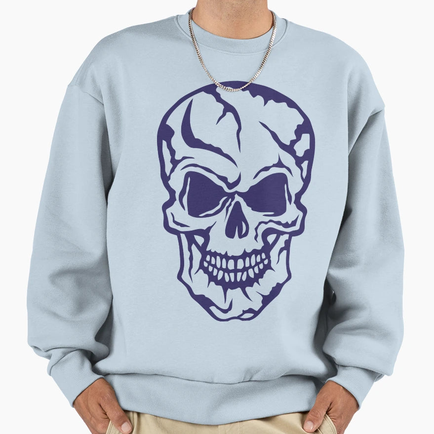 Halloween Skull Sweatshirt - Fun Novelty Design Unisex - T-Shirt, Sweatshirt, Hoodie