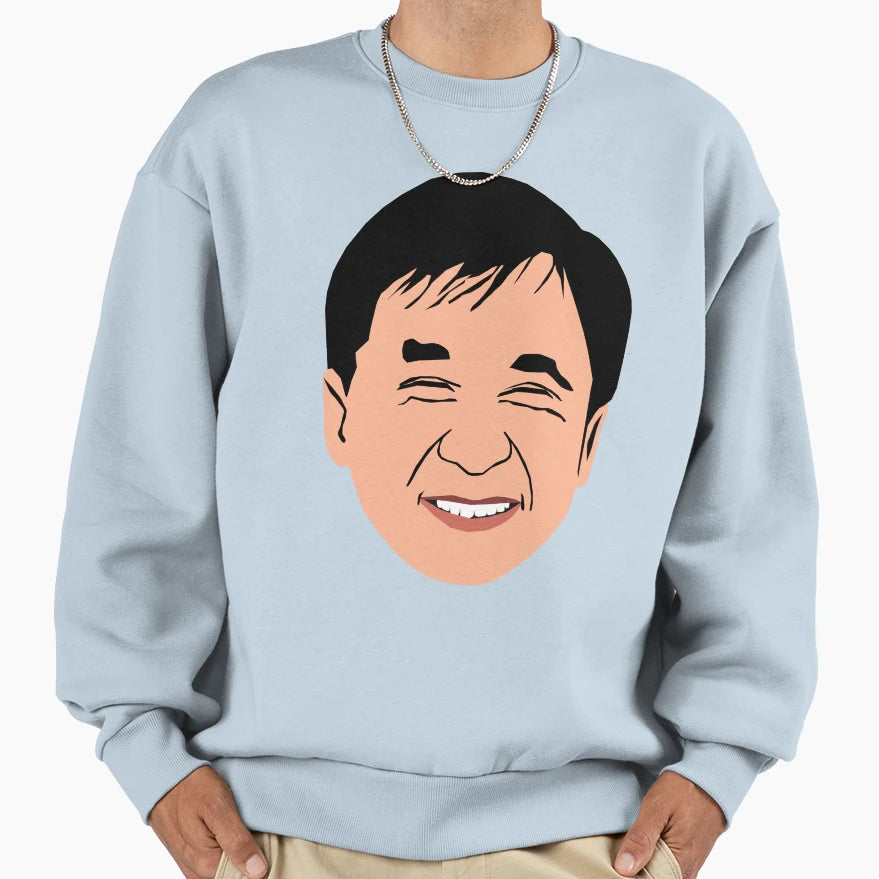 Jackie Chan Illustration Sweatshirt - Custom Art Print for Adults - T-Shirt, Sweatshirt, Hoodie