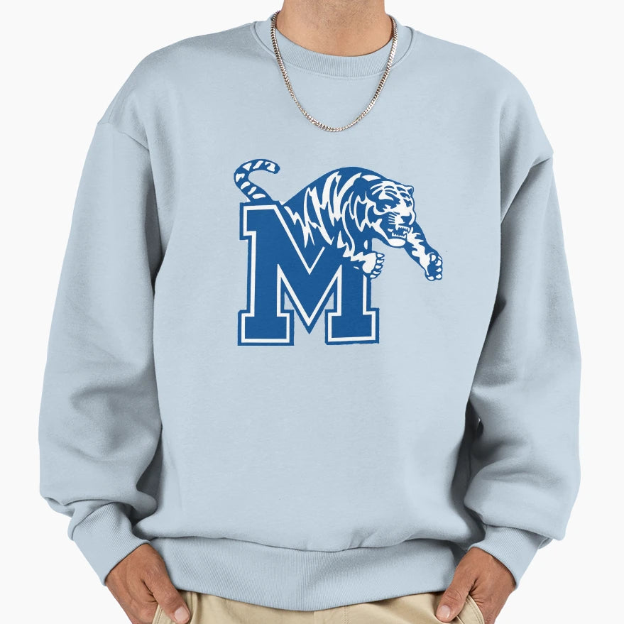 Memphis Tigers Sweatshirt - Novelty Apparel for Adults - T-Shirt, Sweatshirt, Hoodie
