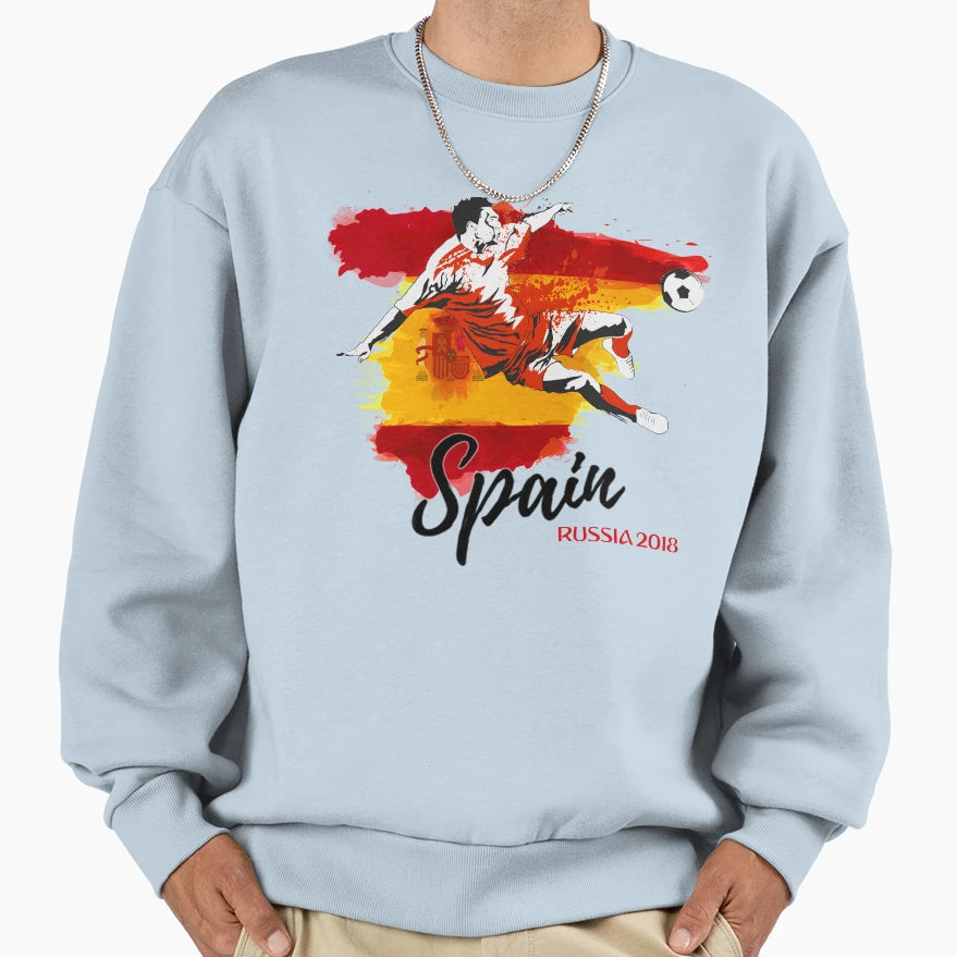 Spain World Cup 2018 Sweatshirt - Streetwear Style Men Women - T-Shirt, Sweatshirt, Hoodie
