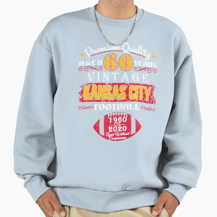 Kansas City Pro Football 1960 Sweatshirt - Minimalist Print Men Women - T-Shirt, Sweatshirt, Hoodie