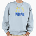 Never Lost Tailgate Fun Maize Blue Sweatshirt - Novelty Apparel for Adults - T-Shirt, Sweatshirt, Hoodie