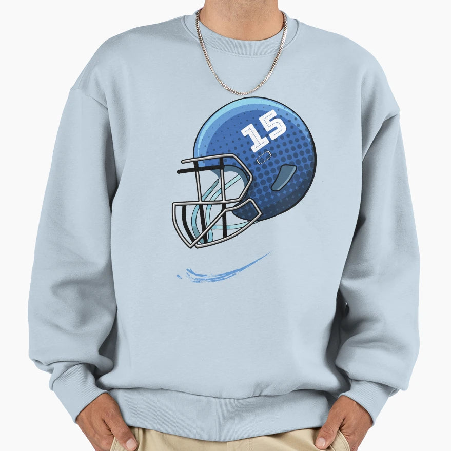 Rugby Mask 15Th Sweatshirt - Fun Novelty Design for Adults - T-Shirt, Sweatshirt, Hoodie