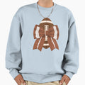 American Football Ball And Bow Sweatshirt - Trendy Graphic Men Women - T-Shirt, Sweatshirt, Hoodie