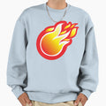 Decal Flame Sweatshirt - Novelty Apparel Men Women - T-Shirt, Sweatshirt, Hoodie