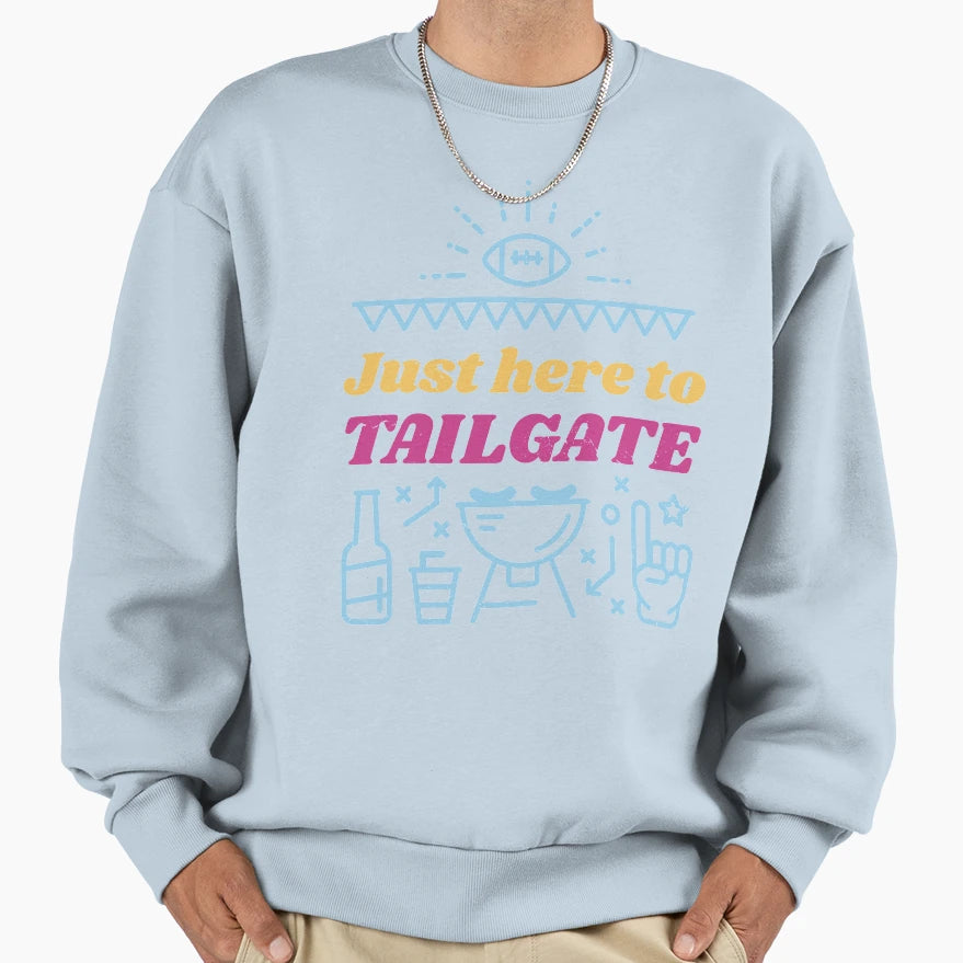 Im Just Here Half Time Show Sweatshirt - Casual Everyday Wear for Adults - T-Shirt, Sweatshirt, Hoodie