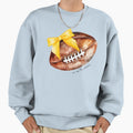 Football Mom Yellow Coquette Bows Rugby Sweatshirt - Trendy Graphic Unisex - T-Shirt, Sweatshirt, Hoodie