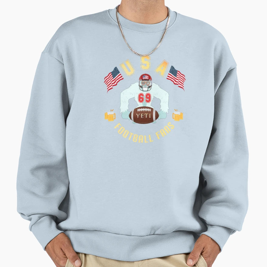 Football Is My Favorite Season Sweatshirt - Casual Everyday Wear Men Women - T-Shirt, Sweatshirt, Hoodie