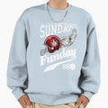 Sunday Funday Sports Wings Sweatshirt - Trendy Graphic Unisex - T-Shirt, Sweatshirt, Hoodie