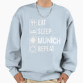 Football Eat Sleep Munich Sweatshirt - Novelty Apparel for Adults - T-Shirt, Sweatshirt, Hoodie