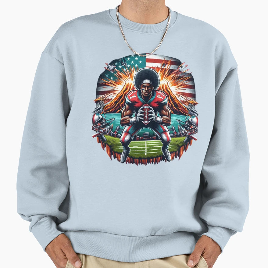 American Football Love Sweatshirt - Minimalist Print Unisex - T-Shirt, Sweatshirt, Hoodie