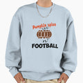Pumpkin Spice N Football Sweatshirt - Unique Graphic Unisex - T-Shirt, Sweatshirt, Hoodie